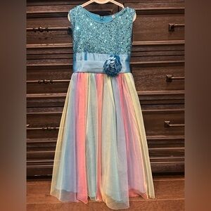 Sparkling Multicolor Kids Dress